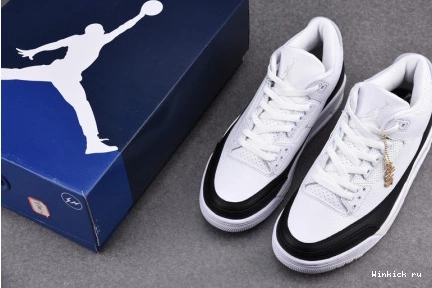 WHITE JORDAN FRAGMENT BLACK 3 AIR 0923